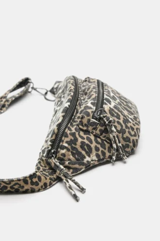 Marsupio con stampa leopardata