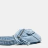 Marsupio con tasca in denim Marsupio con tasca in denim