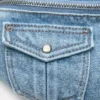Marsupio con tasca in denim Marsupio con tasca in denim