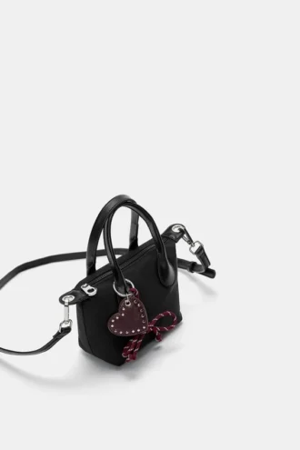 Mini borsa a tracolla decorata