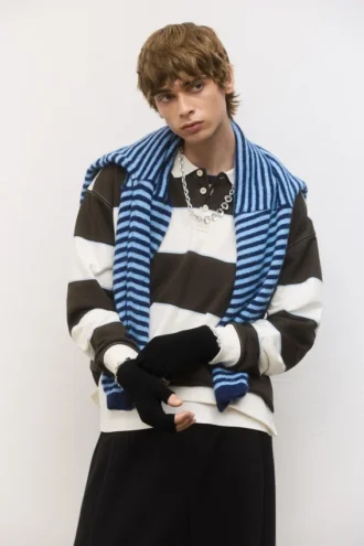 Muffole in maglia basic