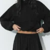 Pantaloncini a canotta con bordi in pizzo