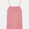 Pantaloncini a quadretti con spalline Pantaloncini a quadretti con spalline