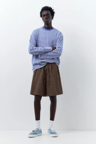 Pantaloncini Bermuda 100% lino