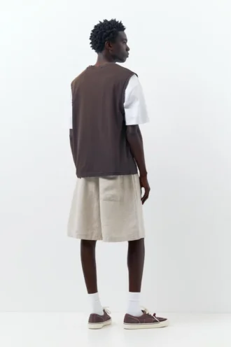 Pantaloncini Bermuda 100% lino