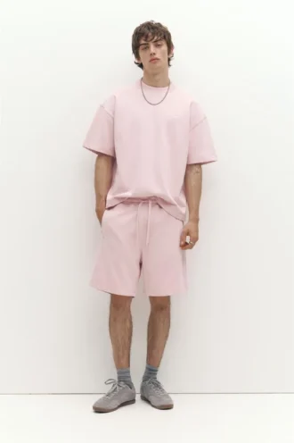 Pantaloncini Bermuda jogger con logo