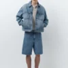 Pantaloncini in denim dal taglio ampio