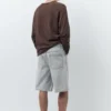Pantaloncini in denim dal taglio ampio Pantaloncini in denim dal taglio ampio