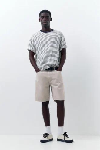 Pantaloncini in denim dal taglio standard