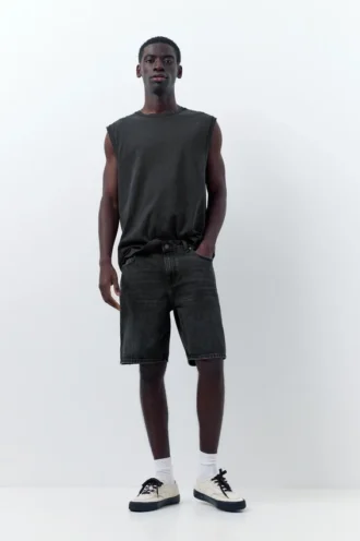 Pantaloncini in denim dal taglio standard
