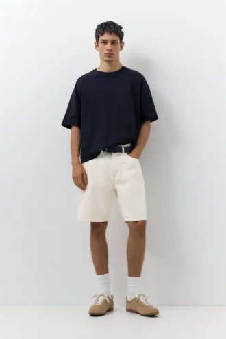 Pantaloncini in denim dal taglio standard