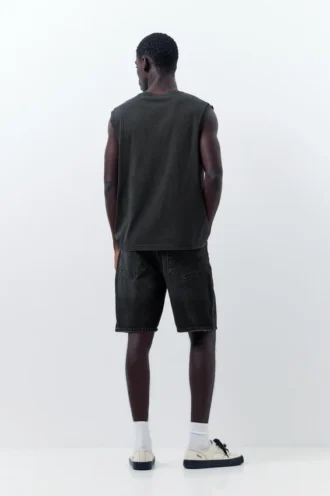 Pantaloncini in denim dal taglio standard