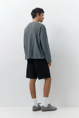 Pantaloncini in denim dal taglio standard
