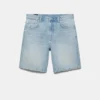Pantaloncini in denim dal taglio standard