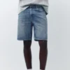 Pantaloncini in denim dal taglio standard