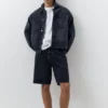 Pantaloncini in denim dal taglio standard Pantaloncini in denim dal taglio standard