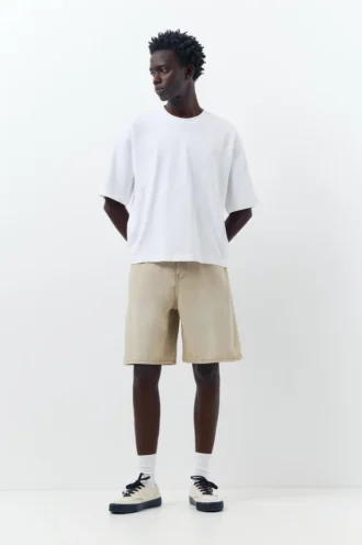 Pantaloncini in denim dalla vestibilità comoda e ampia