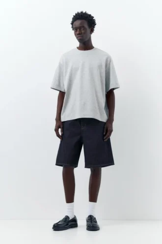 Pantaloncini in denim dalla vestibilità comoda e ampia