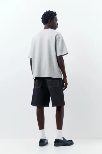 Pantaloncini in denim dalla vestibilità comoda e ampia
