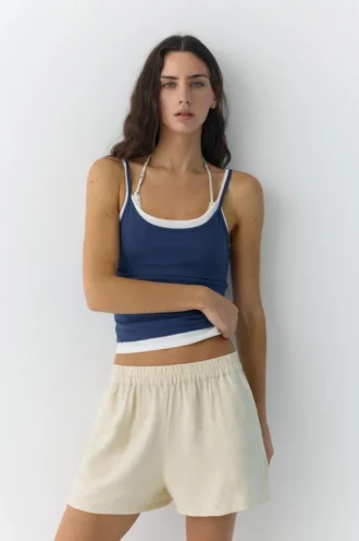 Pantaloncini in lino