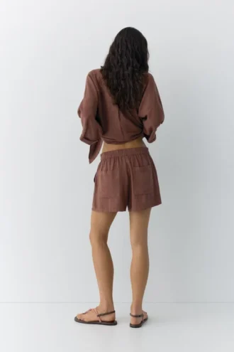 Pantaloncini in lino