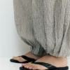 Pantaloni a cavallo basso a quadri Pantaloni a cavallo basso a quadri