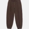 Pantaloni a cavallo basso con elastico in vita Pantaloni a cavallo basso con elastico in vita