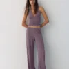 Pantaloni a gamba dritta in crêpe Pantaloni a gamba dritta in crêpe