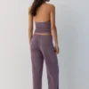 Pantaloni a gamba dritta in crêpe Pantaloni a gamba dritta in crêpe