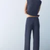 Pantaloni a gamba larga in crêpe Pantaloni a gamba larga in crêpe