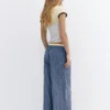 Pantaloni a quadri in stile pigiama con pinces Pantaloni a quadri in stile pigiama con pinces