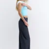 Pantaloni a zampa con fibbia Pantaloni a zampa con fibbia