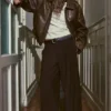 Pantaloni a zampa con pinces Pantaloni a zampa con pinces