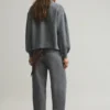 Pantaloni a zampa in maglia Pantaloni a zampa in maglia