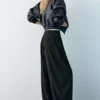 Pantaloni Barrel con pinces Pantaloni Barrel con pinces