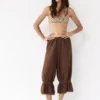 Pantaloni bloomer marroni Pantaloni bloomer marroni