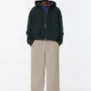Pantaloni da jogging larghi in velluto a coste