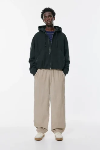 Pantaloni da jogging larghi in velluto a coste Pantaloni da jogging larghi in velluto a coste