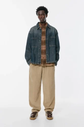Pantaloni da jogging larghi in velluto a coste Pantaloni da jogging larghi in velluto a coste