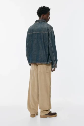 Pantaloni da jogging larghi in velluto a coste Pantaloni da jogging larghi in velluto a coste
