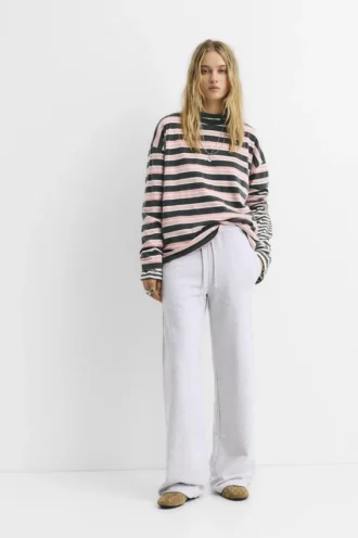 Pantaloni da tuta a gamba larga