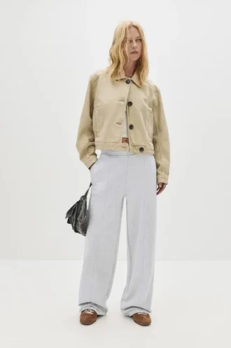 Pantaloni da tuta a gamba larga con cucitura