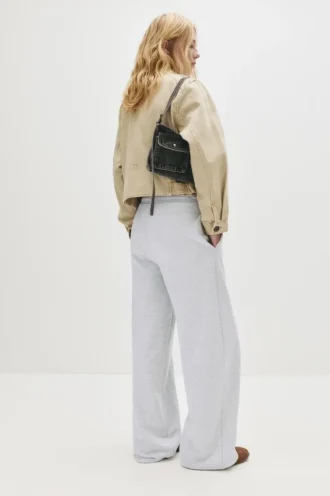 Pantaloni da tuta a gamba larga con cucitura