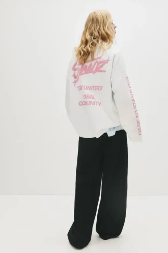 Pantaloni da tuta a gamba larga con cucitura