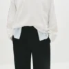 Pantaloni da tuta a gamba larga con cucitura Pantaloni da tuta a gamba larga con cucitura