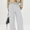 Pantaloni da tuta a gamba larga con cucitura Pantaloni da tuta a gamba larga con cucitura