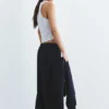 Pantaloni da tuta a gamba larga con orlo regolabile Pantaloni da tuta a gamba larga con orlo regolabile