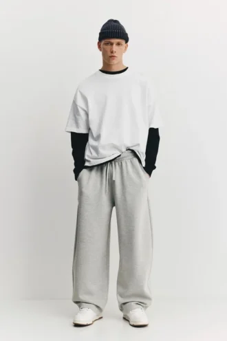 Pantaloni da tuta in interlock a palloncino