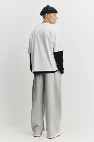 Pantaloni da tuta in interlock a palloncino