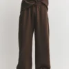 Pantaloni da tuta in interlock a palloncino Pantaloni da tuta in interlock a palloncino